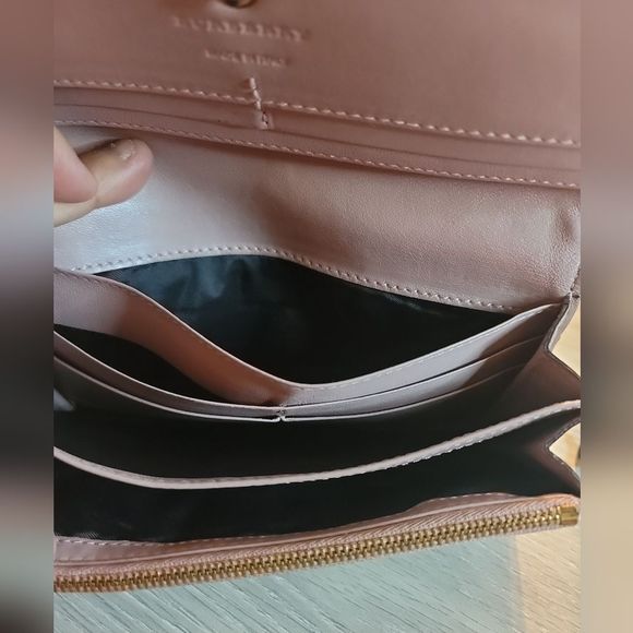 BURBERRY Exploded Check Pattern Leather Continental Wallet in EUC with COA - Picture 8 of 15